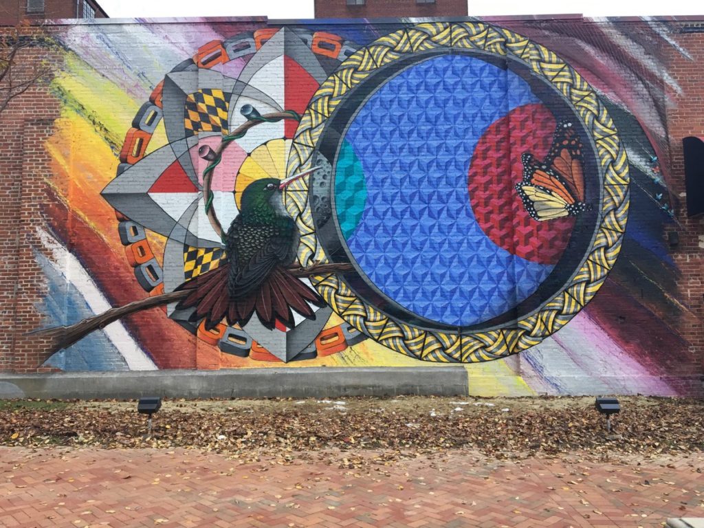 This Little Light of Mine mural at University Plaza